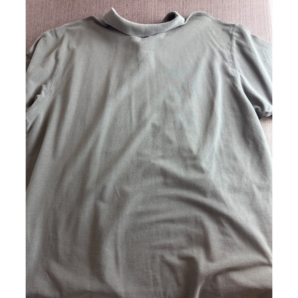 Eddie Bauer Mens Tall 3XL Gray Cotton Pique Short Sleeve Polo Shirt Classic Fit - Picture 6 of 7